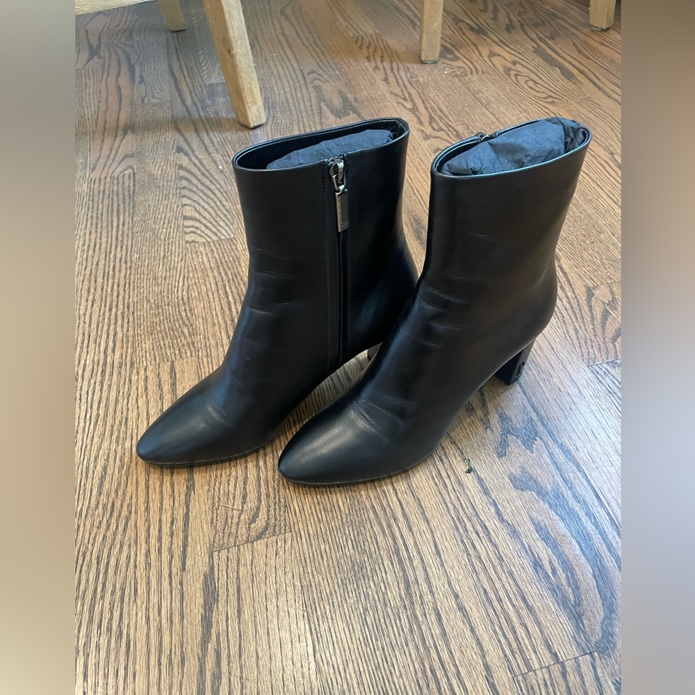 Saint Laurent Black Heeled Boots - Picture 5 of 6